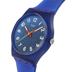 Reloj Swatch Unisex Wavelengths Of Water. Silicona Azul SO28S107