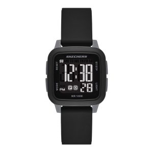 Reloj Skechers Mujer Holmby. Silicona Negro SR6287
