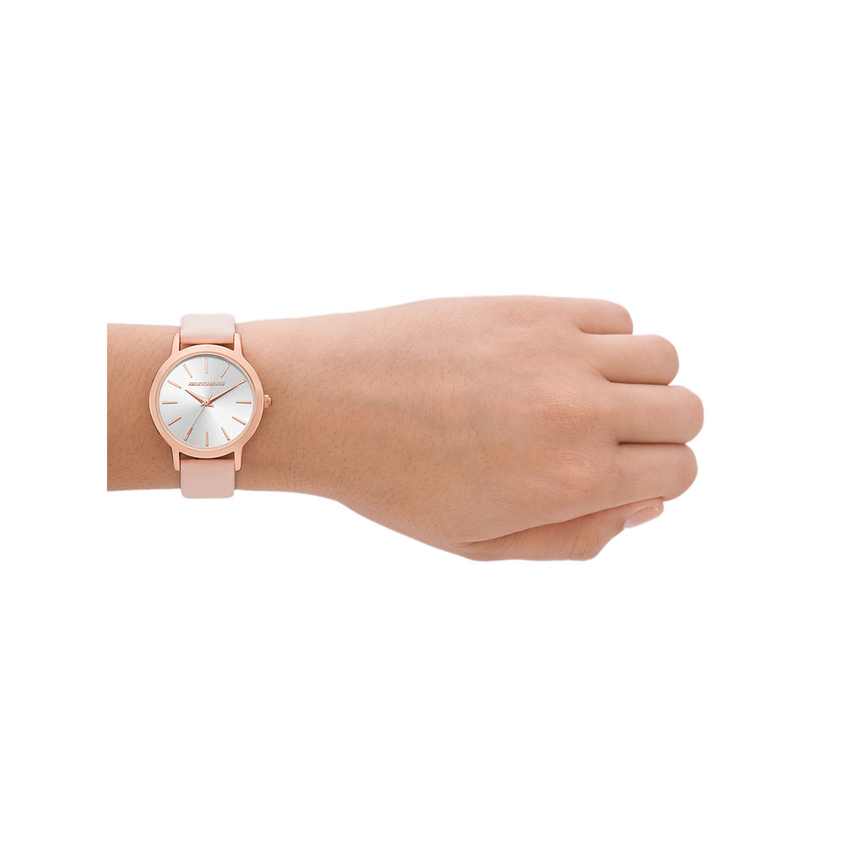 Reloj Skechers Mujer Set. Cuero Rosado SR9027 - Imagen 4