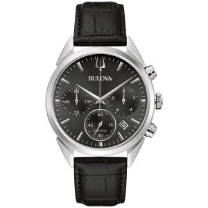 Reloj Bulova Hombre Classics. Cuero Negro 96B371