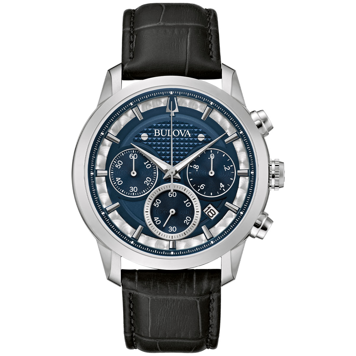 Reloj Bulova Hombre Classics. Cuero Negro 96B371
