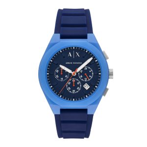 Reloj Armani Exchange Hombre Sync. Silicona Azul AX4170
