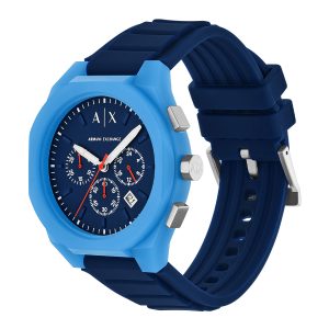 Reloj Armani Exchange Hombre Sync. Silicona Azul AX4170