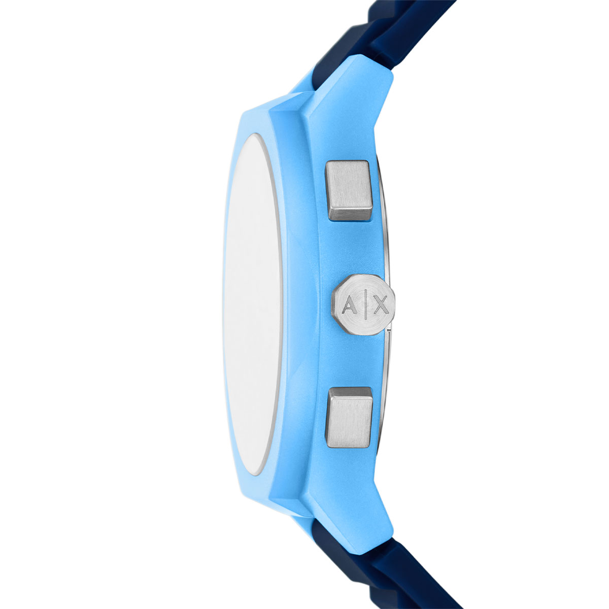 Reloj Armani Exchange Hombre Sync. Silicona Azul AX4170 - Imagen 3