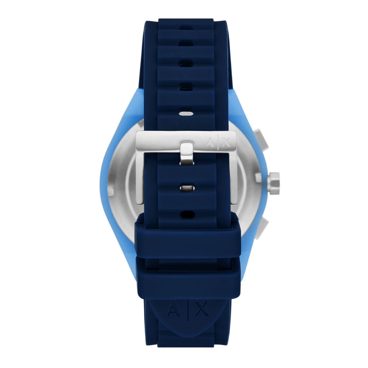 Reloj Armani Exchange Hombre Sync. Silicona Azul AX4170 - Imagen 4