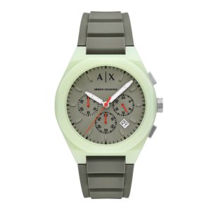 Reloj Armani Exchange Hombre Sync. Silicona Verde AX4171