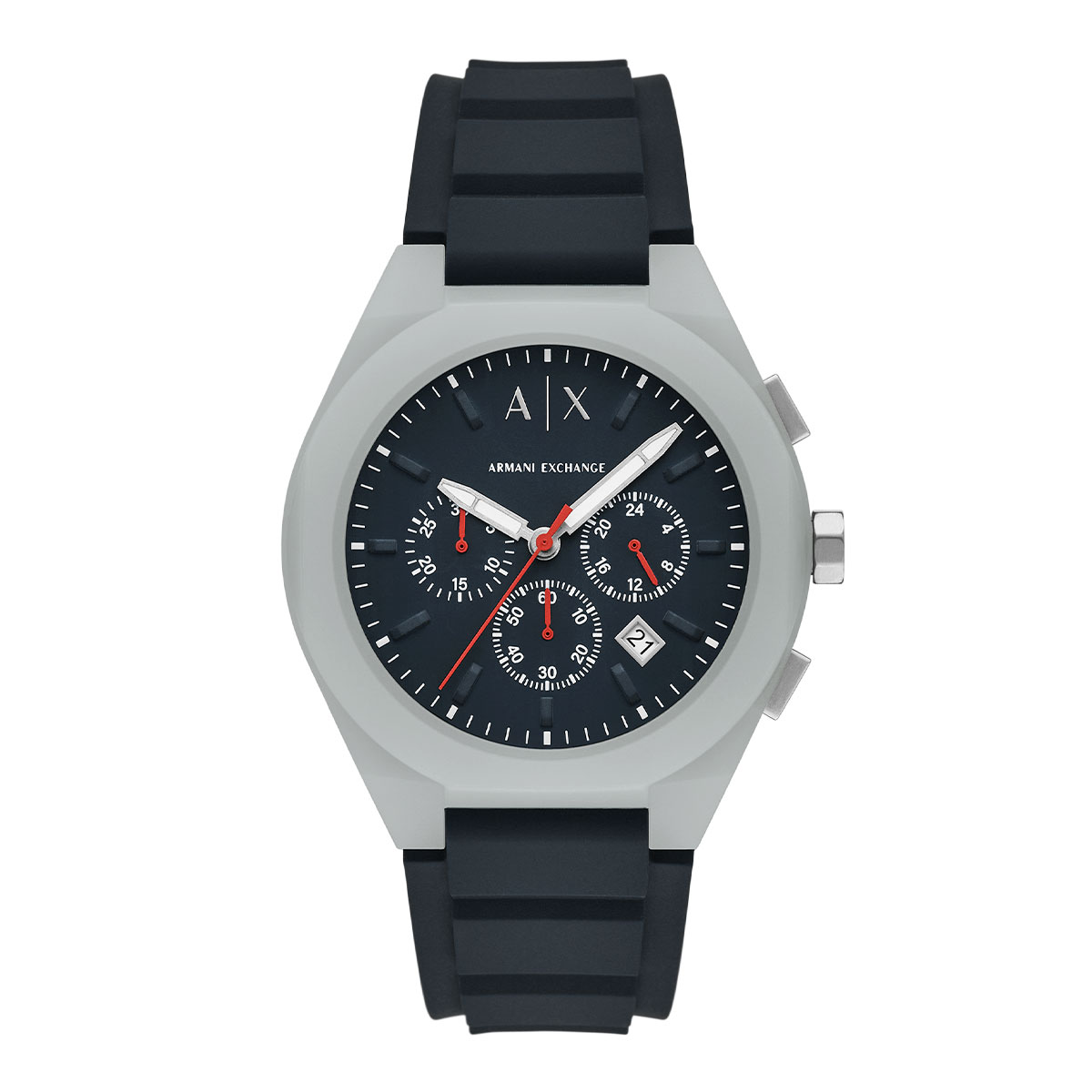 Reloj Armani Exchange Hombre Sync. Silicona Azul AX4172