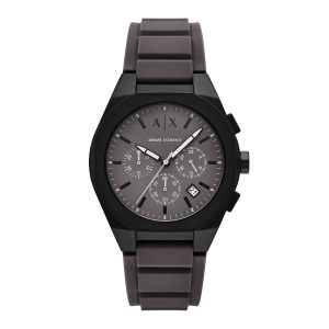 Reloj Armani Exchange Hombre Sync. Silicona Gris AX4191