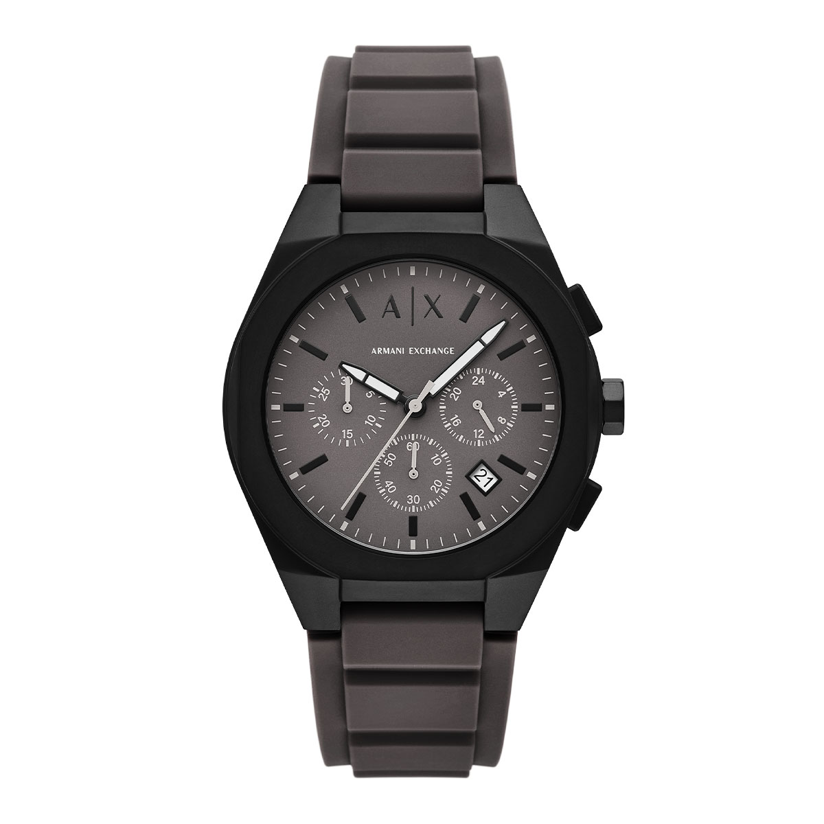 Reloj Armani Exchange Hombre Sync. Silicona Gris AX4191