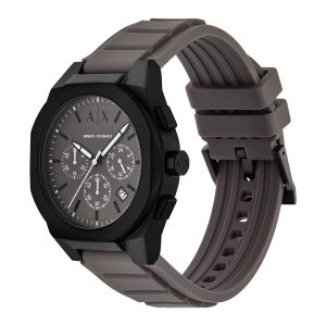 Reloj Armani Exchange Hombre Sync. Silicona Gris AX4191