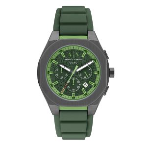 Reloj Armani Exchange Hombre Sync. Silicona Verde AX4292