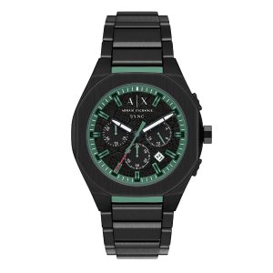 Reloj Armani Exchange Hombre Sync. Acero Inoxidable Negro AX4294