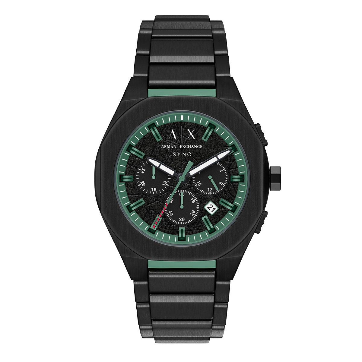 Reloj Armani Exchange Hombre Sync. Acero Inoxidable Negro AX4294