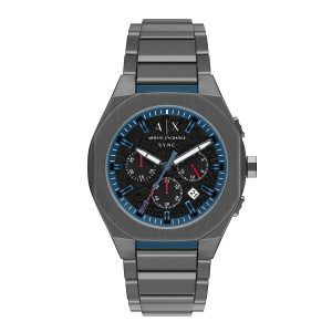 Reloj Armani Exchange Hombre Sync. Acero Inoxidable Negro AX4295