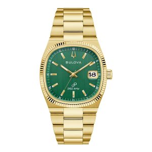 Reloj Bulova Hombre Super Seville. Acero Inoxidable Dorado 97B237