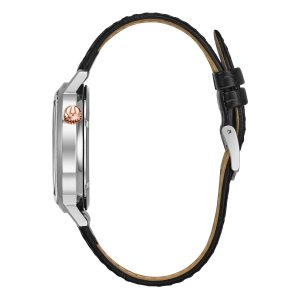 Reloj Bulova Hombre Aerojet. Cuero Negro 98A187