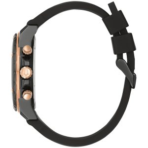 Reloj Bulova Hombre Marine Star. Silicona Negro 98B307