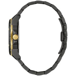 Reloj Bulova Hombre Marine Star. Acero Inoxidable Negro 98B386