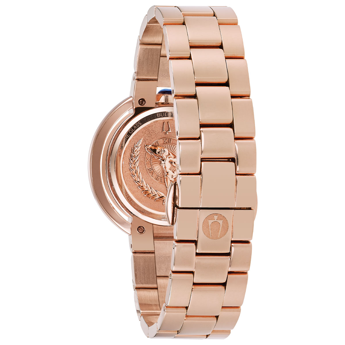 Reloj Bulova Mujer Rubaiyat. Acero Inoxidable Oro Rosa 98R248 - Imagen 3