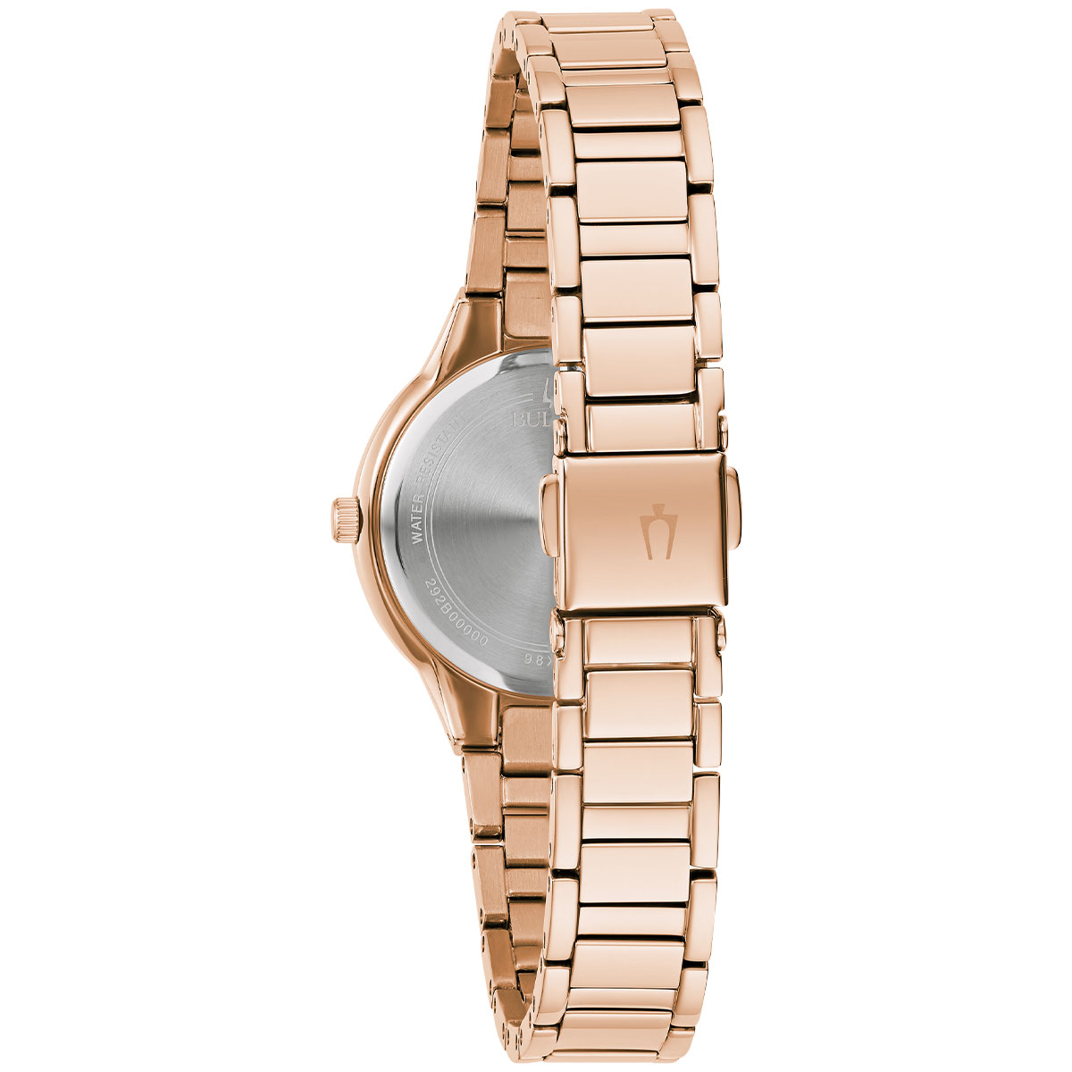 Reloj Bulova Mujer Crystal. Acero Inoxidable Oro Rosa 98X132 - Imagen 3
