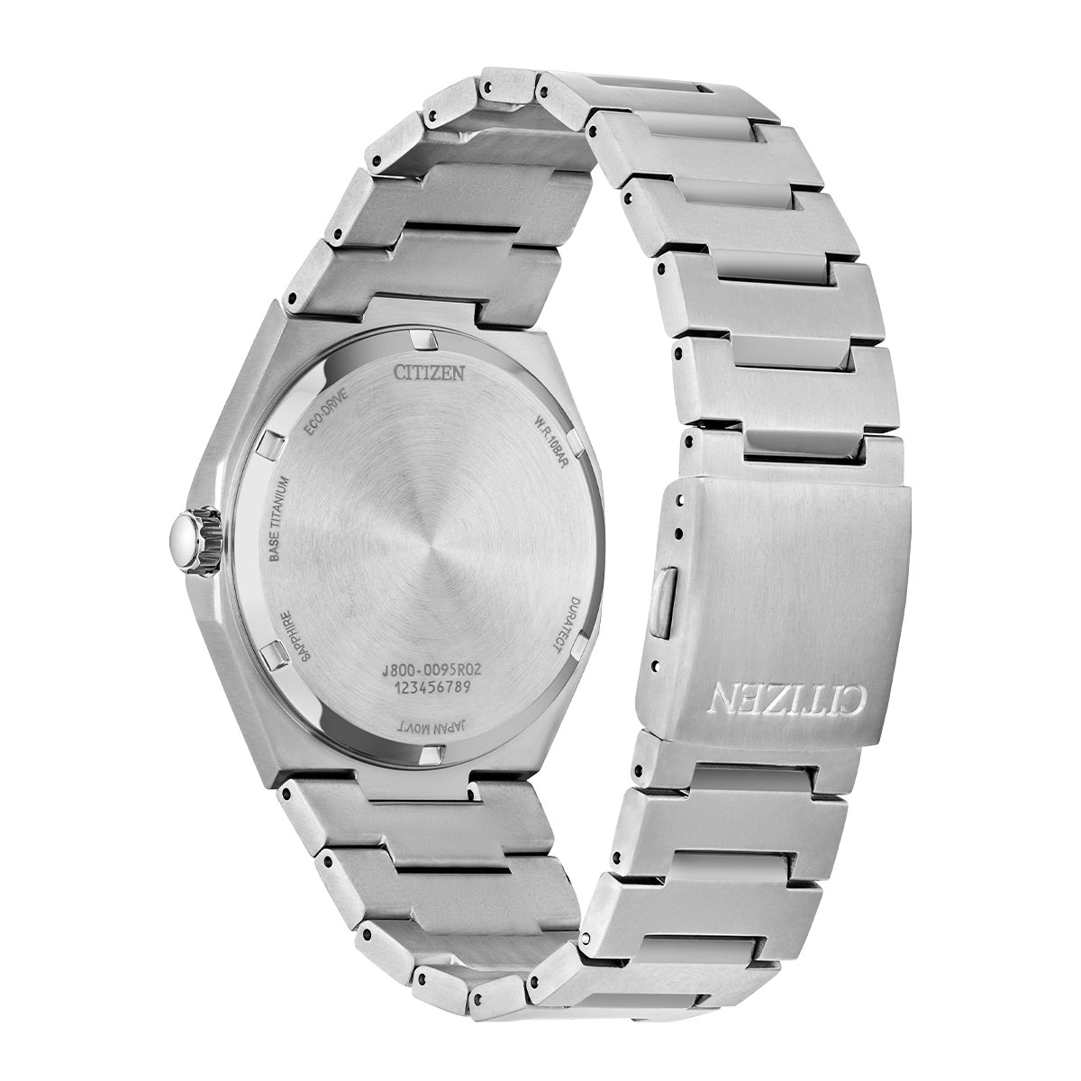 Reloj Citizen Hombre Zenshin Three-Hand Eco-Drive. Super Titanio Plateado AW0130-85A - Imagen 3