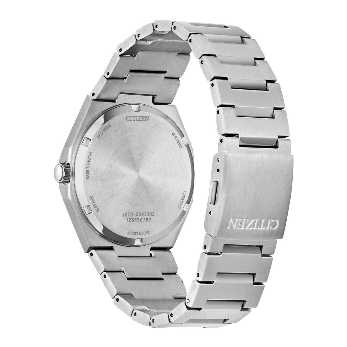 Reloj Citizen Hombre Zenshin Eco-Drive. Super Titanio Plateado AW0130-85L - Imagen 3