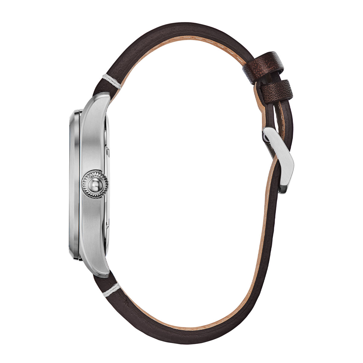 Reloj Citizen Hombre Eco-Drive. Cuero Marrón BM6838-09X - Imagen 2