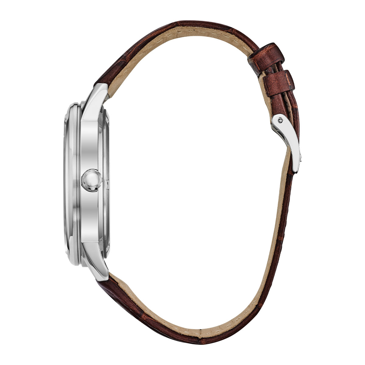 Reloj Citizen Hombre Eco-Drive. Cuero Marrón BU2070-12L - Imagen 2