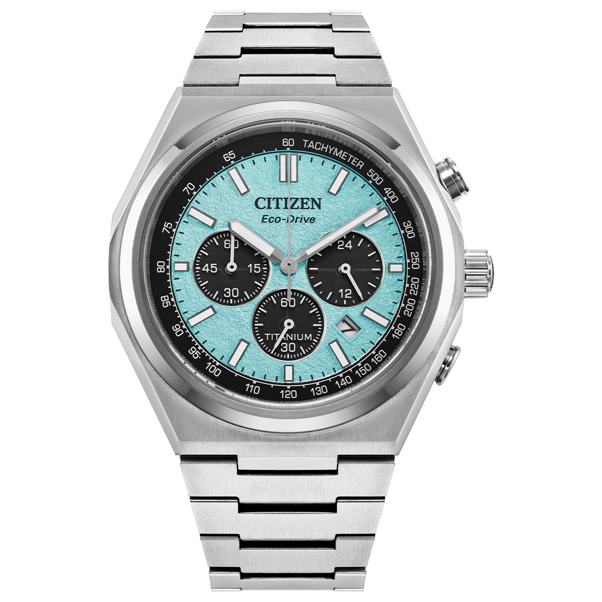 Reloj Citizen Hombre Sport Luxury Eco-Drive. Super Titanio Plateado CA4610-85M