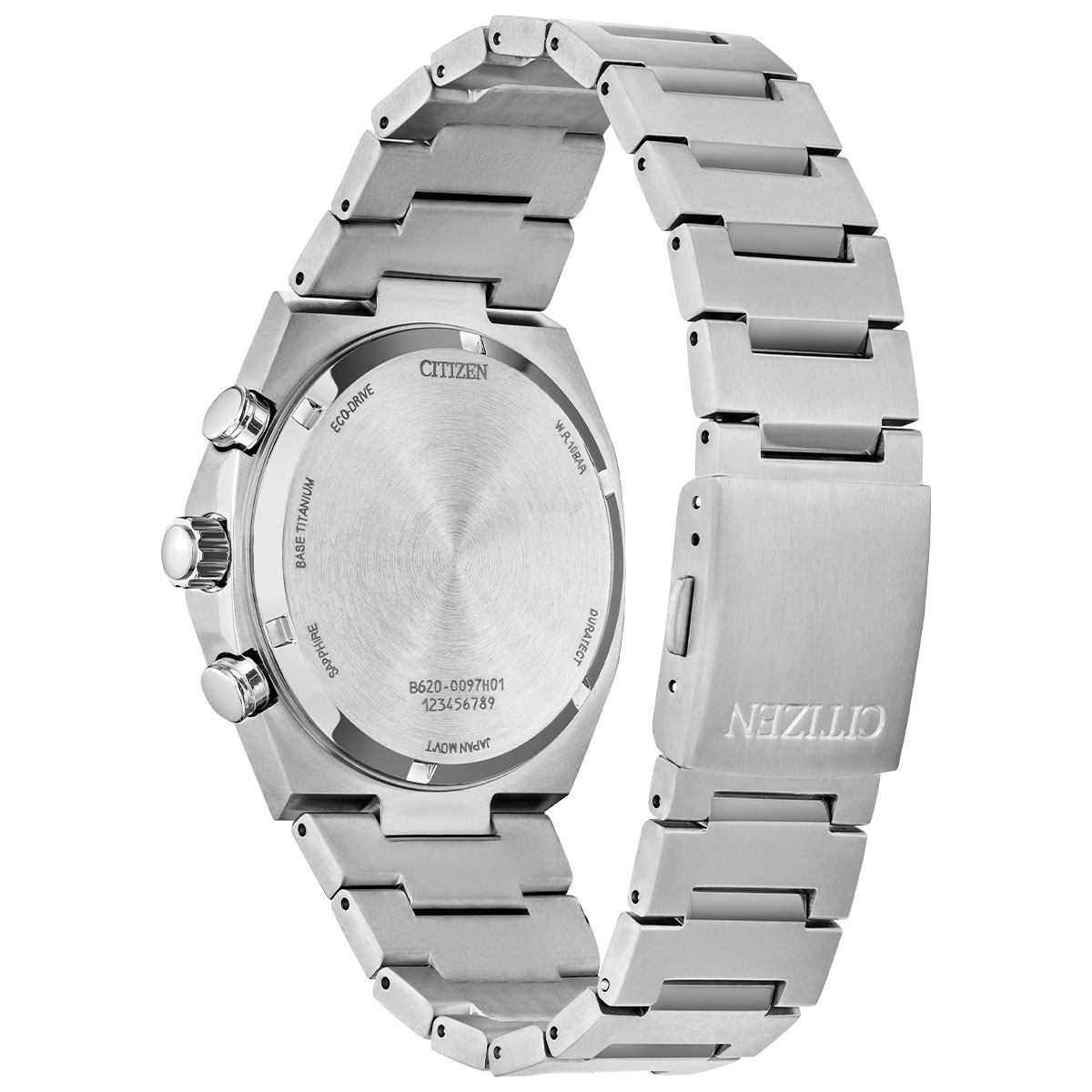 Reloj Citizen Hombre Sport Luxury Eco-Drive. Super Titanio Plateado CA4610-85M - Imagen 3
