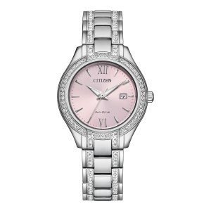 Reloj Citizen Mujer Eco-Drive. Acero Inoxidable Plateado FE1230-51X