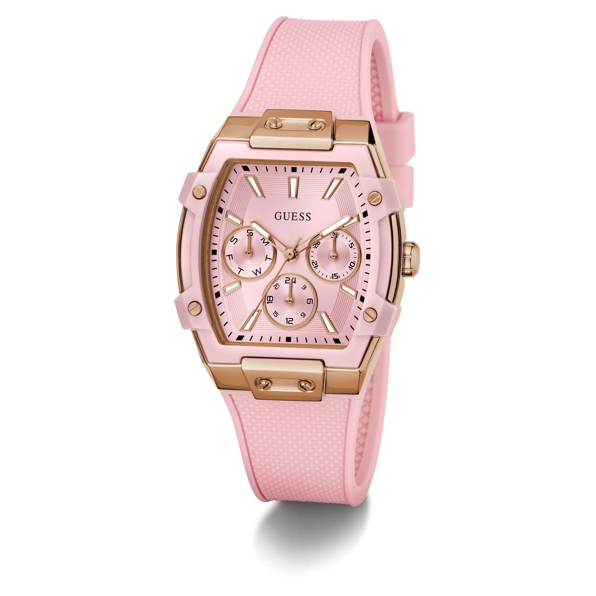 Reloj Guess Mujer Sparkling Pink. Silicona Rosado GW0032L7 - Imagen 2