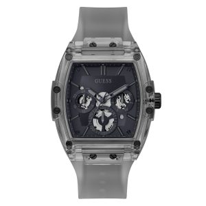Reloj Guess Hombre Phoenix. Silicona Gris GW0203G4