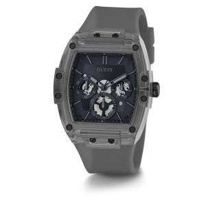 Reloj Guess Hombre Phoenix. Silicona Gris GW0203G4