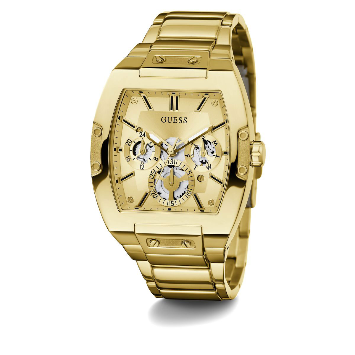Reloj Guess Hombre Phoenix. Acero Inoxidable Dorado GW0456G2 - Imagen 2